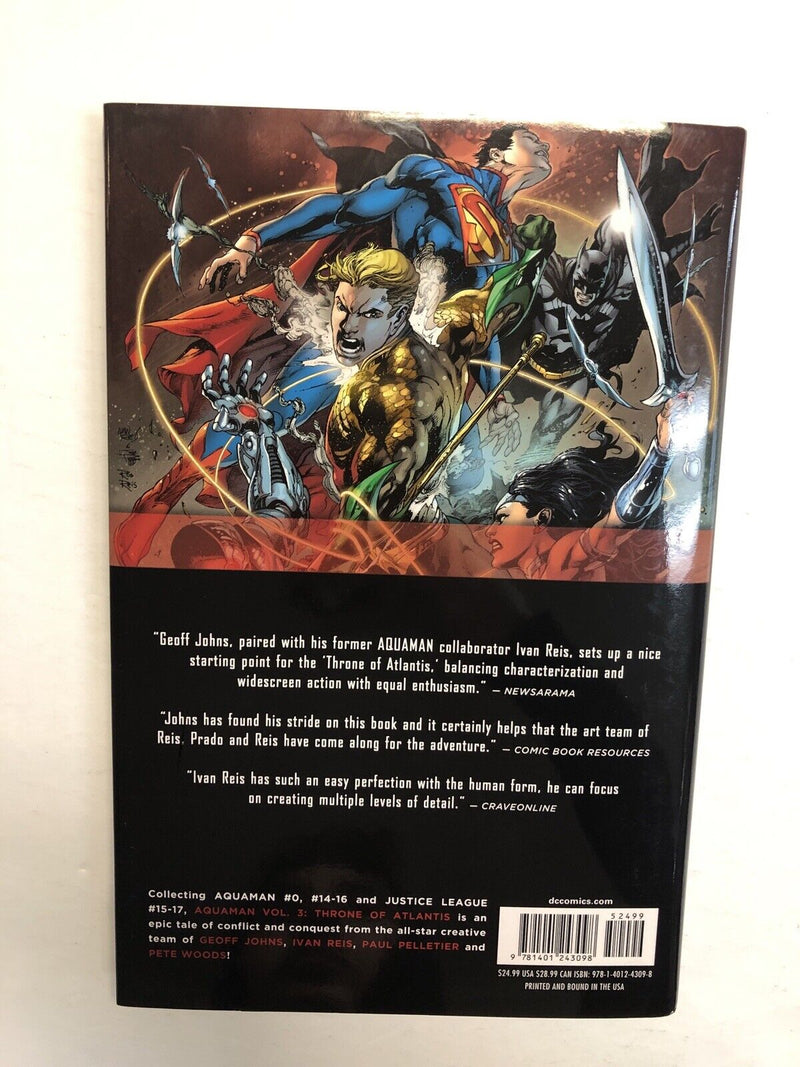 Aquaman Vol.3: Throne Of Atlantis (the New 52) Hardcover (2013) (NM) Geoff Johns