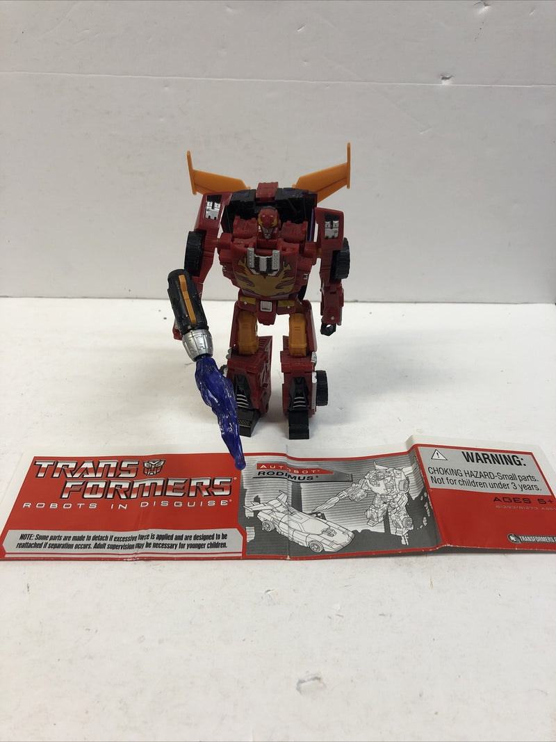 Transformers Deluxe Figure Flip Mode RODIMUS Robots in Disguise 2006 Complete