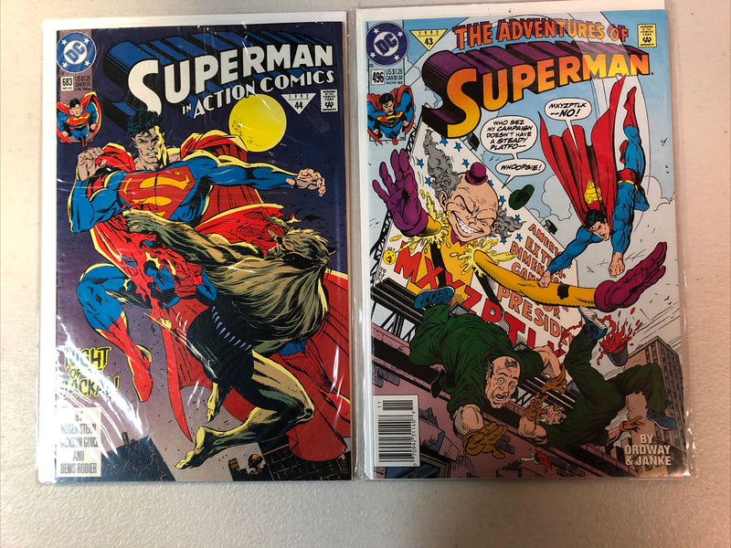 Superman (1992) Death Of, Funeral For A Friend, Reign Of The Supermen storyline