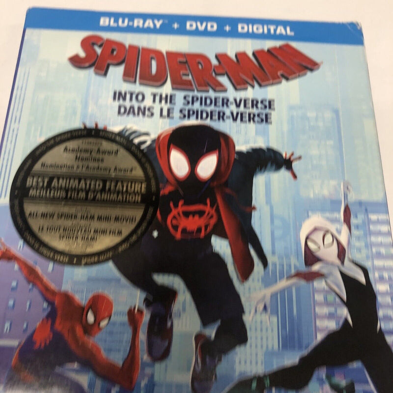 Spider-Man: Into the Spider-Verse (2018) Blu-ray/DVD • 2-Disc Set