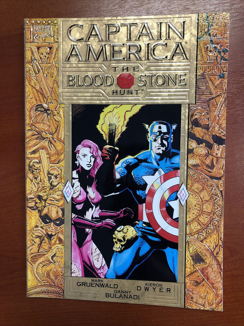 Captain America The Blood Stone Hunt (1993)  Marvel TPB SC Kieran Dwyer