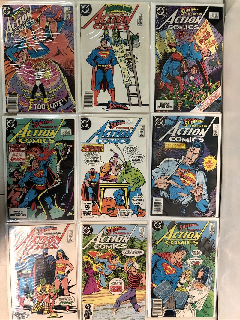 Superman Starring In Action Comics (1983) Complete Set