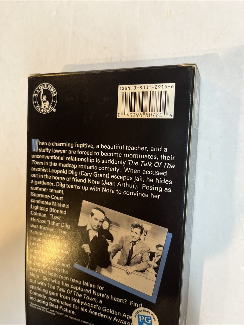 The Talk of the Town (VHS, 1993) Gary Grant • Jean Arthur • Ronald Colman