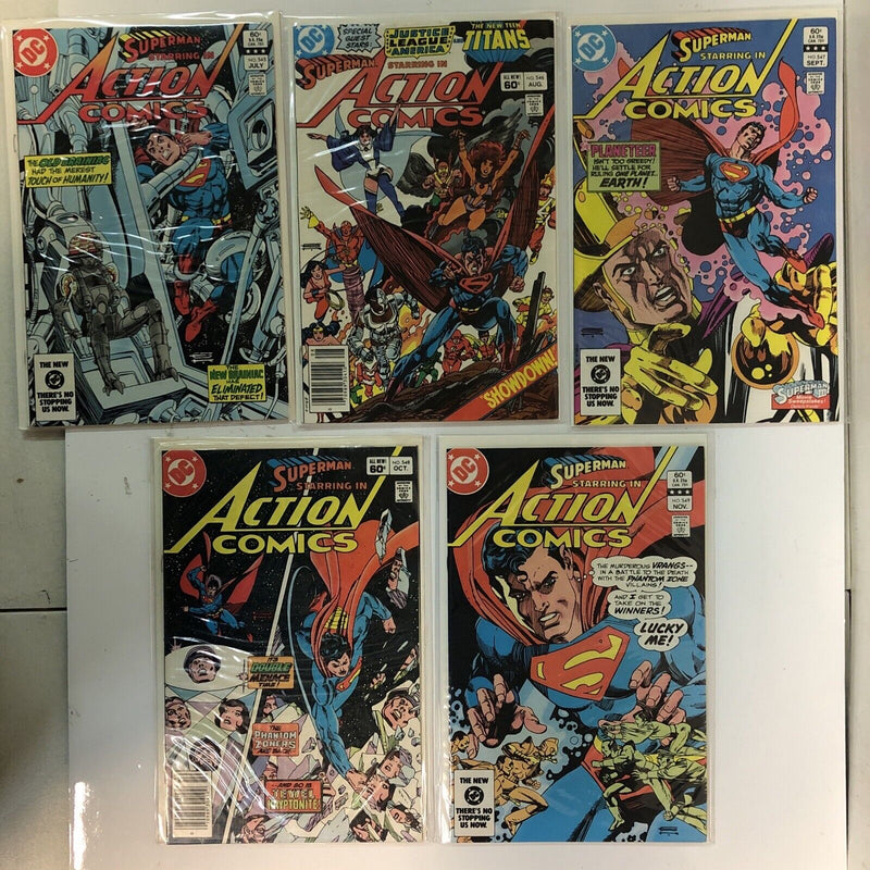 Superman Starring In Action Comics (1979) Complete Set