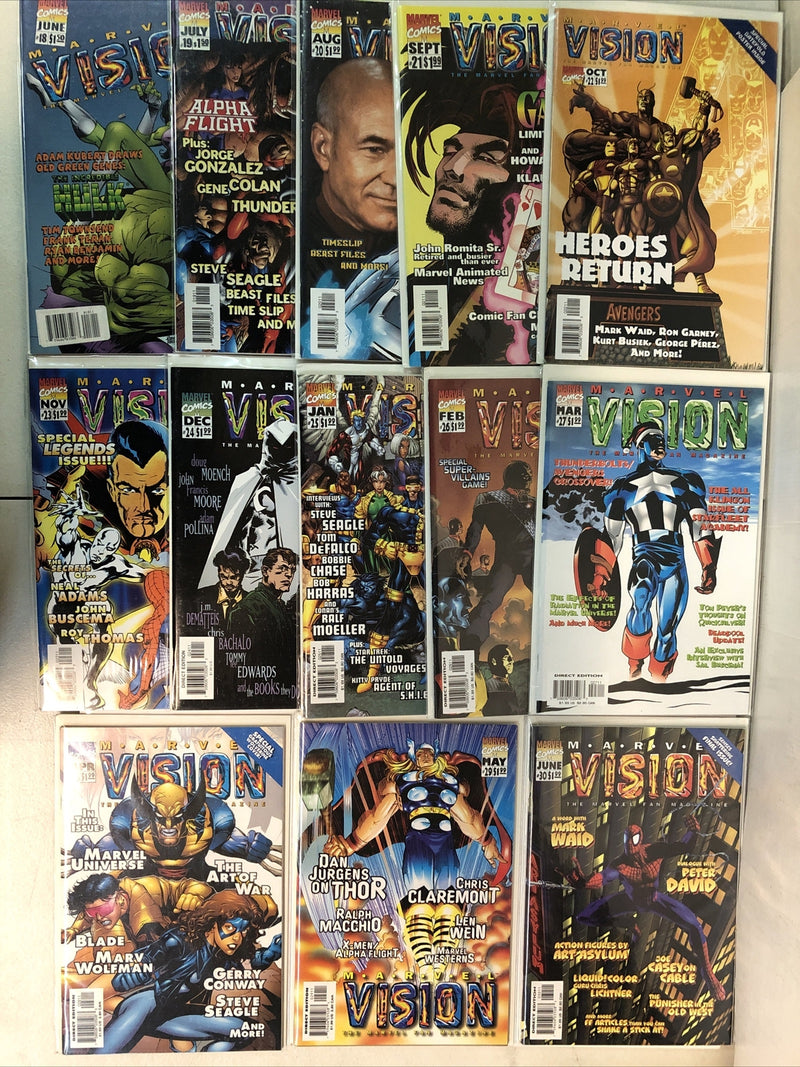 Marvel Vision (1996) Consequential Set # 2-30 (VF/NM) Missing # 1-6