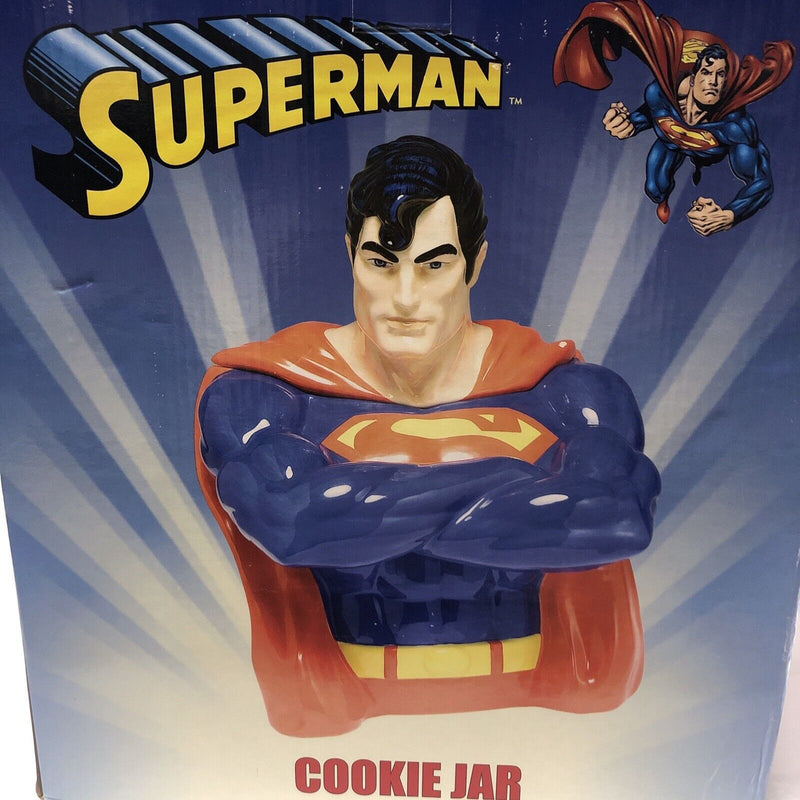 Superman Ceramic Cookie Jar • Limited Edition • Dc Comics • Warner Bros