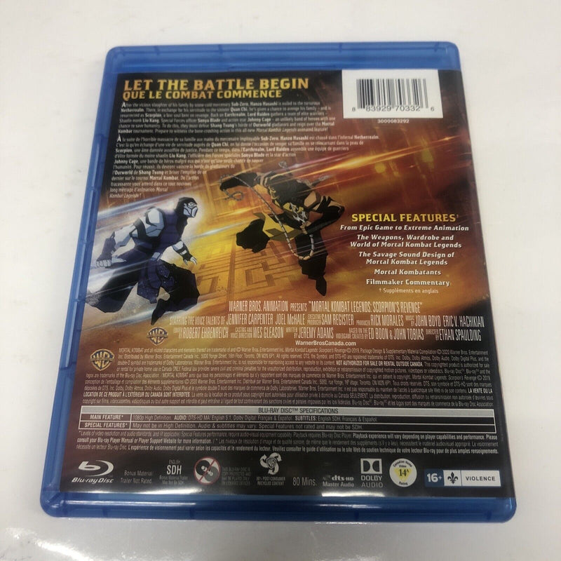 Mortal Kombat Legends: Scorpion's Revenge [Blu-Ray]