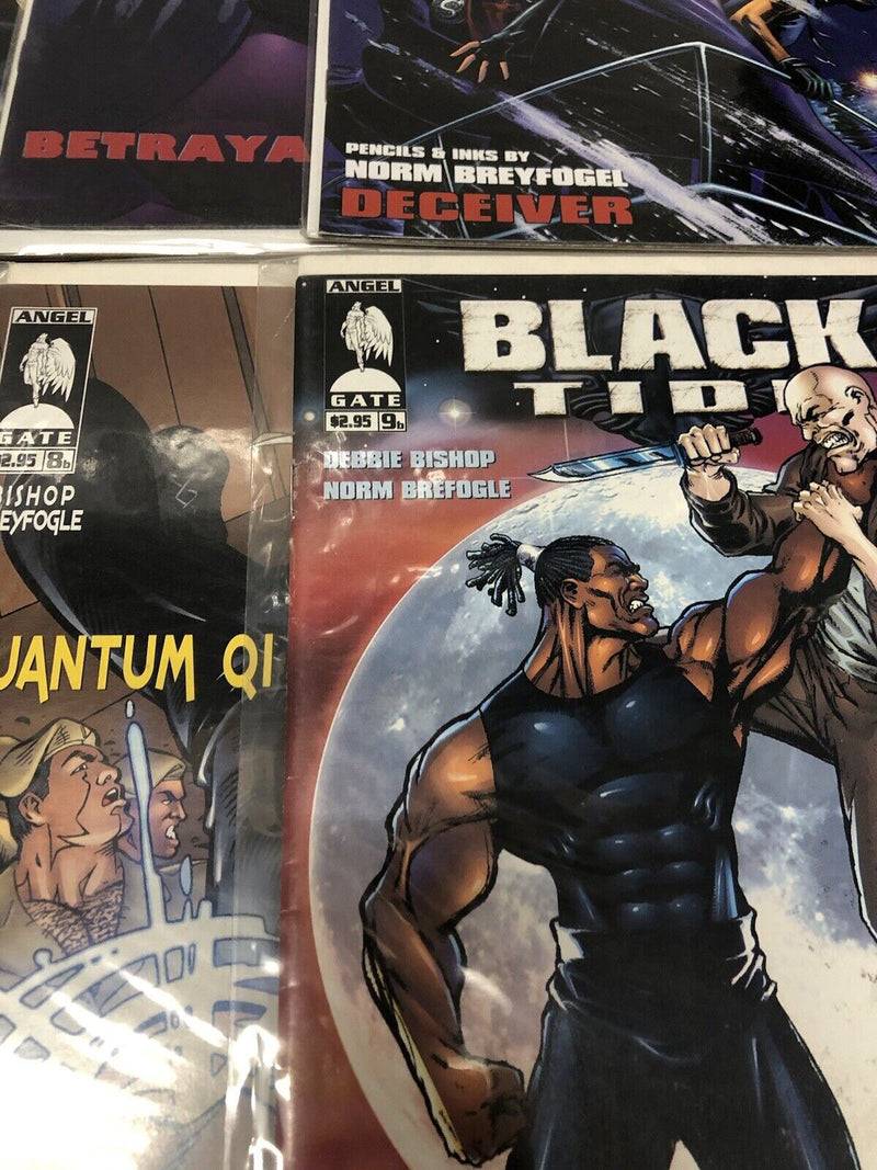 Black Tide (2002) Set Issue # 1-9 Missing Issue #3 Debbie Bishop • Angel Gate