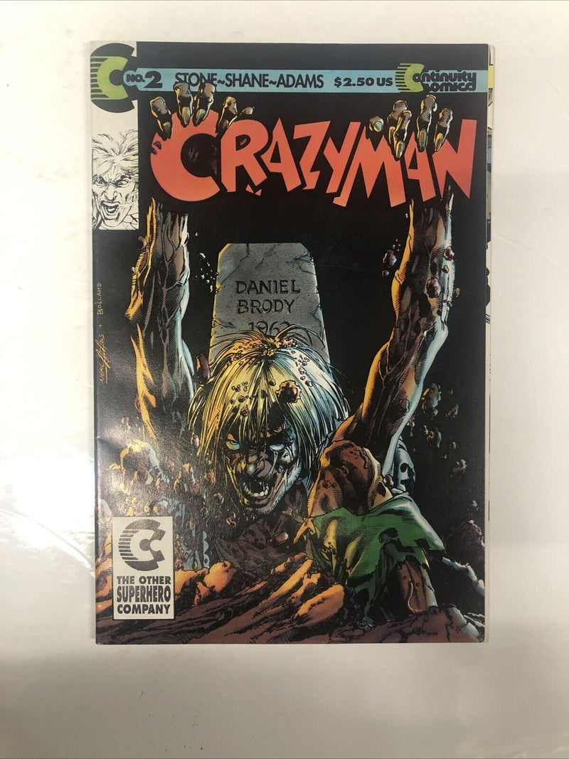 Crazy Man 2 Sets • Set Issue # 1-3 • Set Issue # 1-4 • Continuity Comics