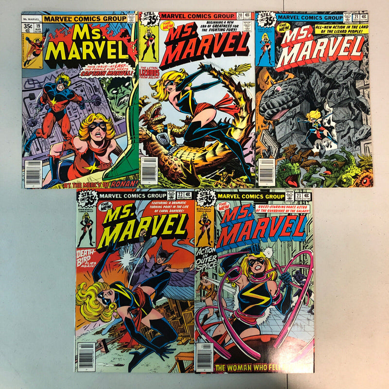 Ms.Marvel (1977) #2-23 Missing #18 (VF/NM) Set Marvel Comics