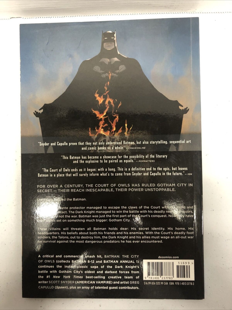 The New 52 Batman (2013) TPB Vol # 2 The Citu Of Owls Collects # 8-12 Snyder