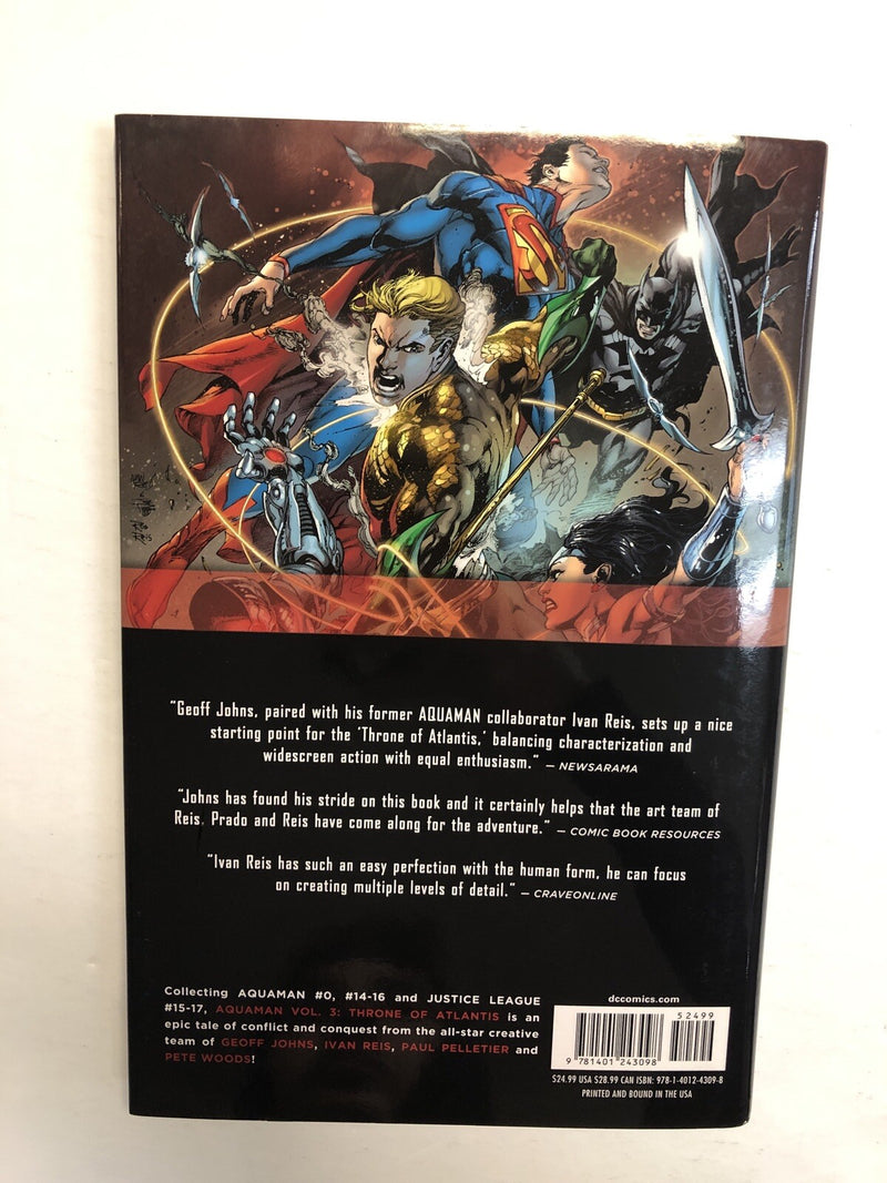 Aquaman Vol.3: Throne Of Atlantis (the New 52) Paperback (2014) (NM) Geoff Johns