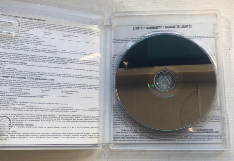 Star Trek PS3 Disc And Case(2013)