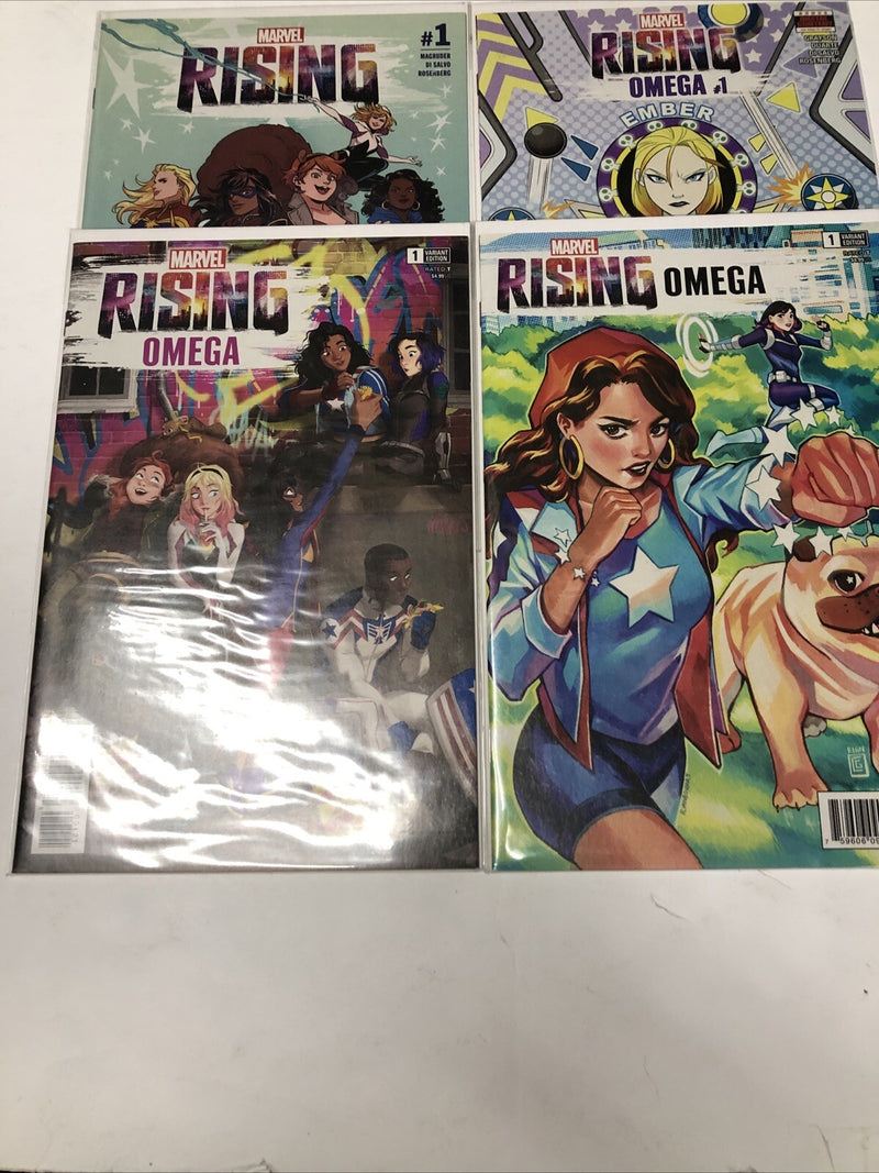 Rising Omega (2018) Set Issue #1 + #1 + #1￼ + #1 • Marvel Comics • Magruder •