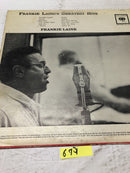 Frankie Laine's Greatest Hits Vinyl  LP Album