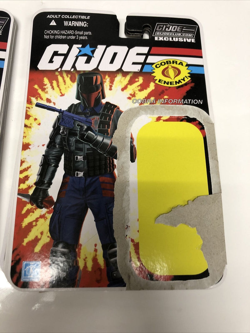 GI Joe (2012) Dossier • Cards • Made In China • 2 Sets • Cobra Enemy