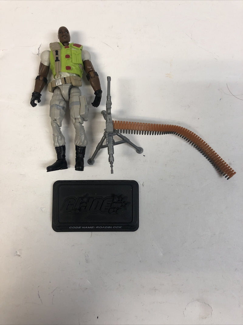 Roadblock Heavy Machine Gunner G.I. JOE COBRA 25th Anniversary v17 2007 Complete