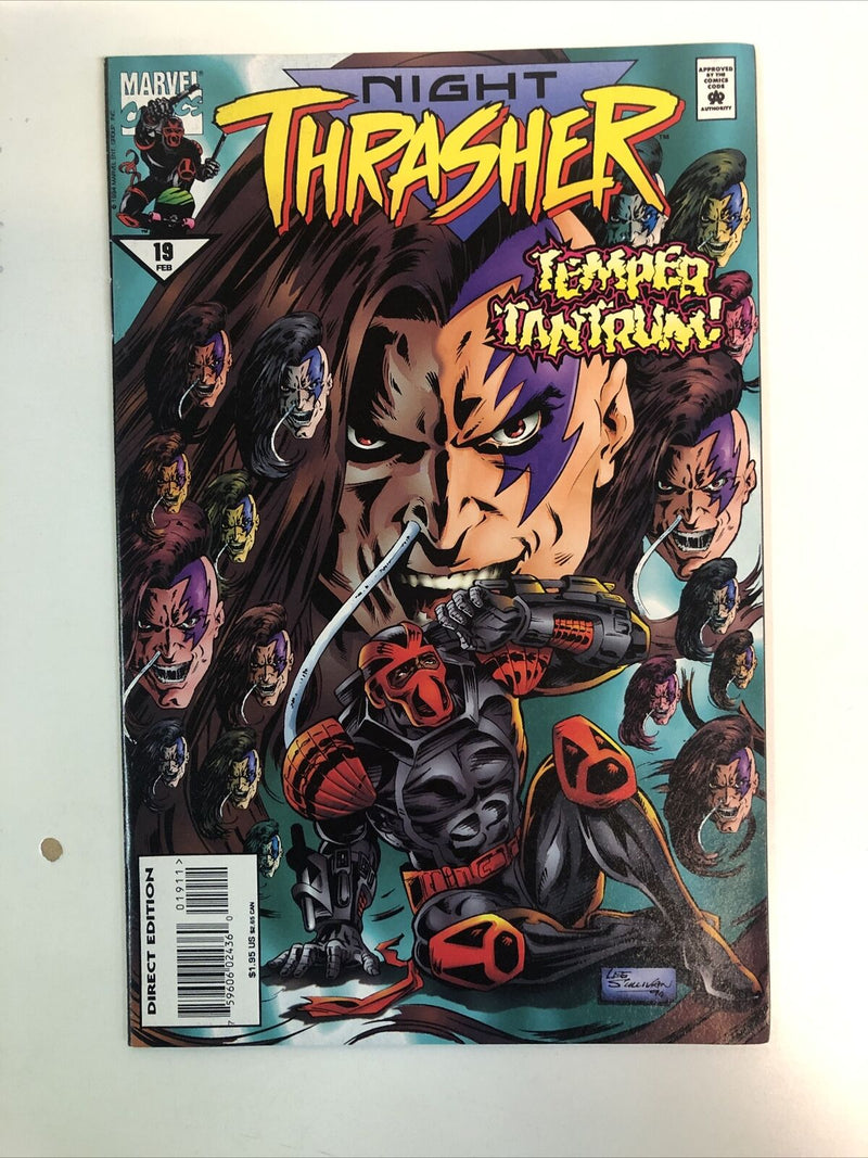 Night Thrasher (1993) Set # 1-21 & Four Control #1-4 (VF/NM) Missing # 11-12-18