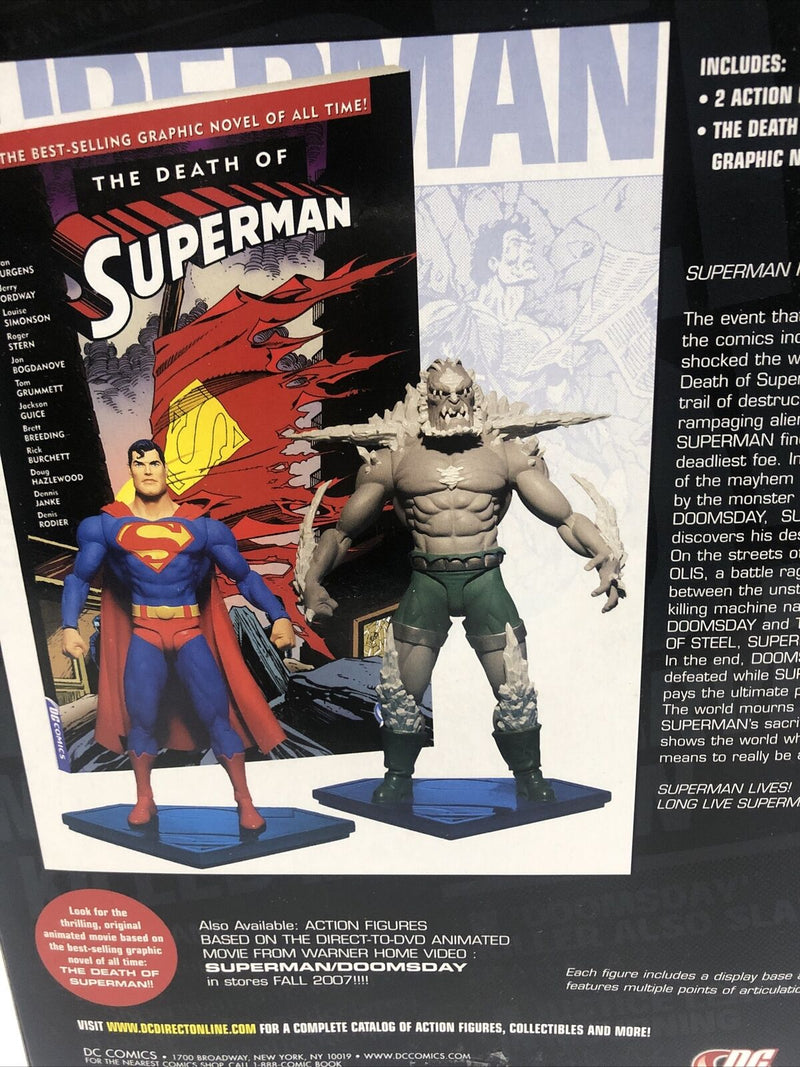 Superman vs. Doomsday Collector Set NIB Action Figures Graphic Novel