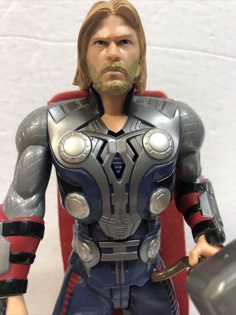 T3 Hasbro Mighty Strike Thor Talking Action Figure, Marvel's The Avengers, 10"