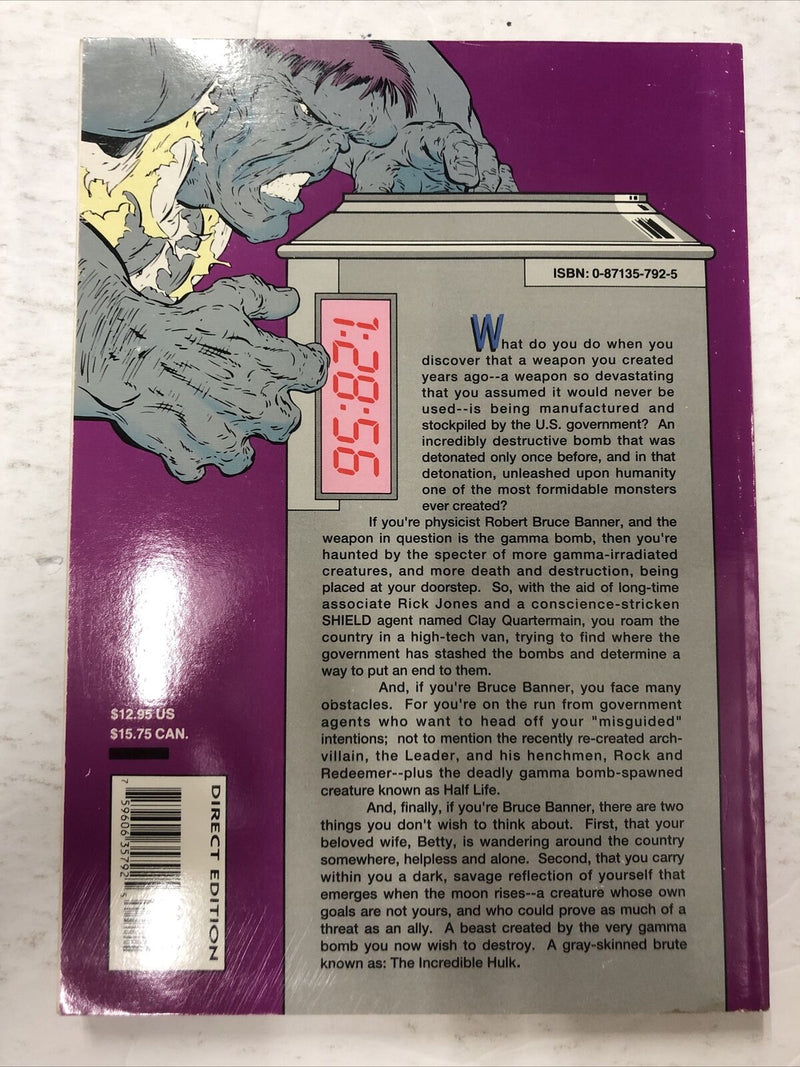 The Incredible Hulk Ground Zero By Peter David (1991) TPB Marvel Comics
