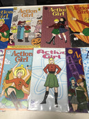 Action Girl (1998)Set Of 16 Issues Comics Slave Labor Graphics Elizabeth Watasin