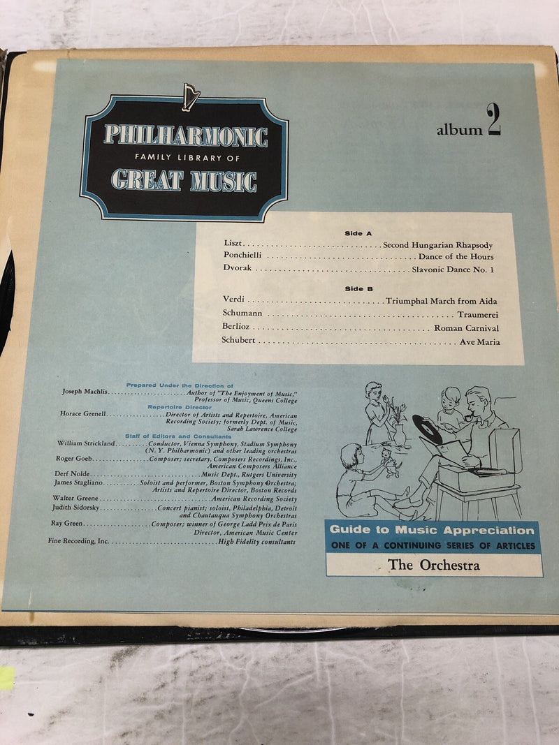 Philharmonic Family Library Of Great Music Vinyl  LP Album Box Set Volume 2