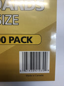 100 Comic Book Storage Boards Regular Golden 7 1/2” X10 1/2” 28PT Coated Both S
