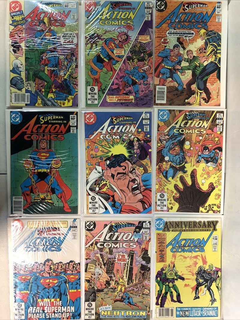 Superman Starring In Action Comics (1979) Complete Set