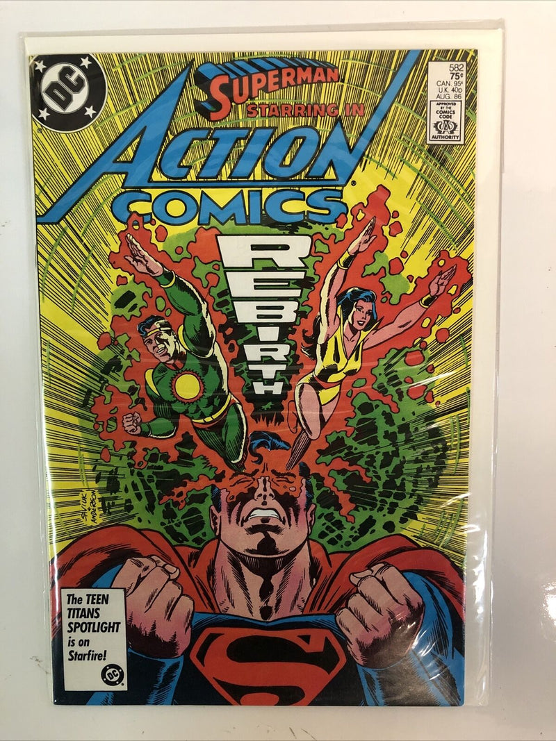 Superman Starring In Action Comics (1983) Complete Set