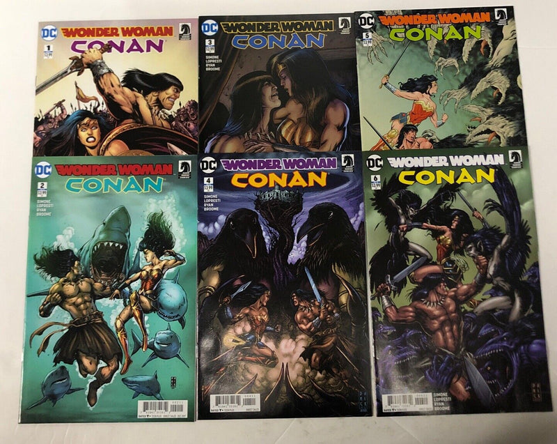 Wonder Woman Conan (2018) Set 1-6• Dc Comics • Simone • Broome • Lopresti • Ryan