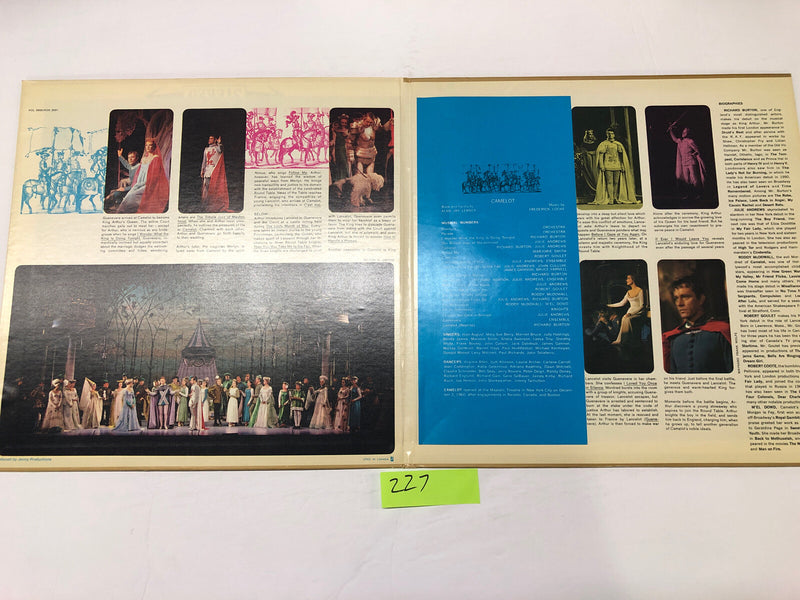 Camelot Original Broadway Cast Recording  Vinyl LP Album