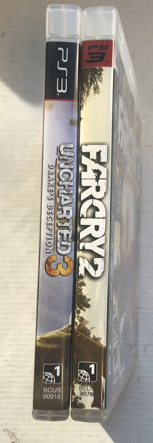 Uncharted 3 Drakes Deception ,Farcry 2 PS3