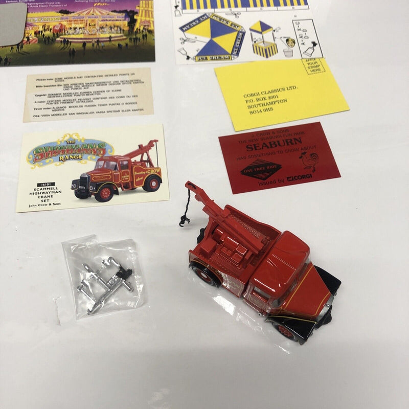 Corgi 1/50 • Scammell 16101 • Highwayman Crane Set • Showmans Range • John Crow