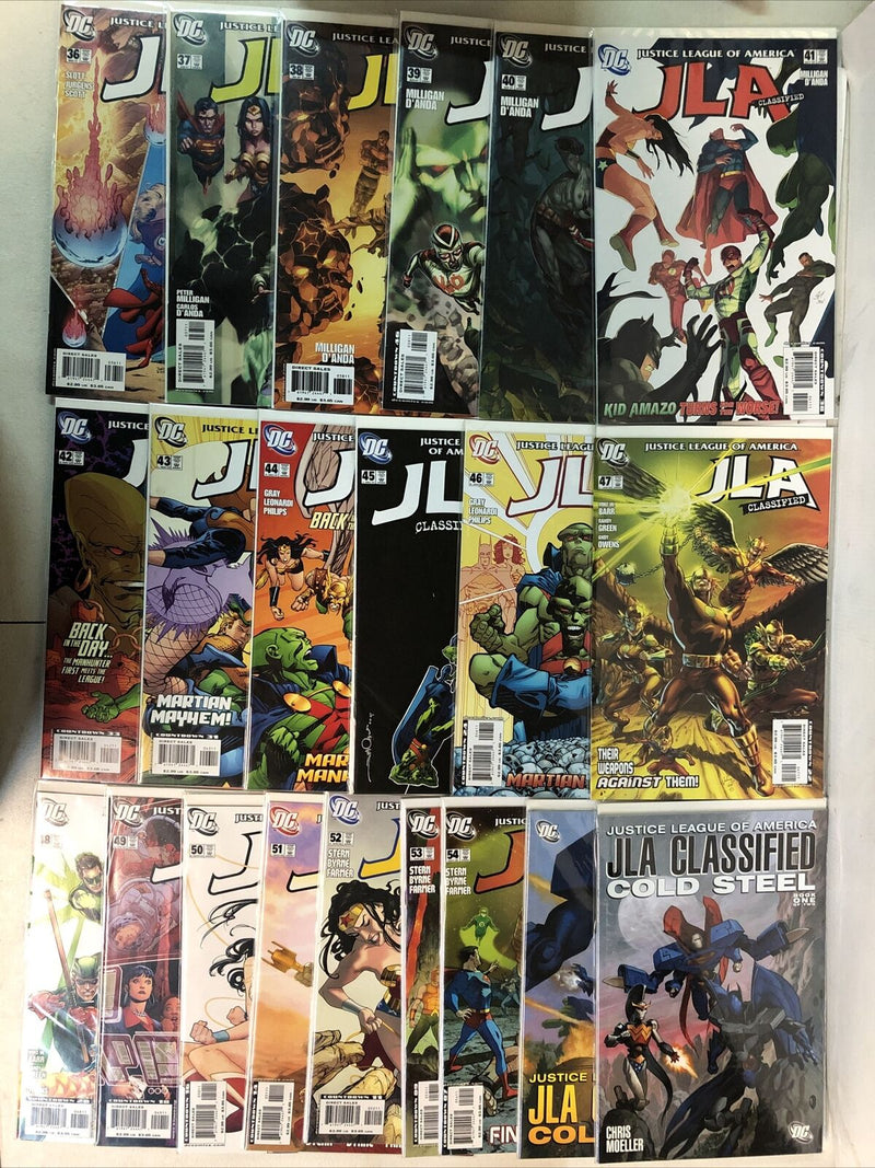 Justice League Of America Classified (2005) Set # 1-54 & Cold Steel #1-2 (VF/NM)