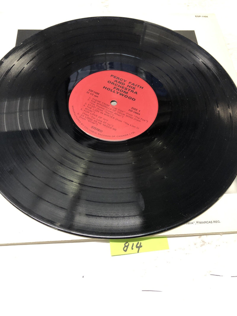 Percy Faith And His Orchestra  From Hollywood Vinyl LP Album