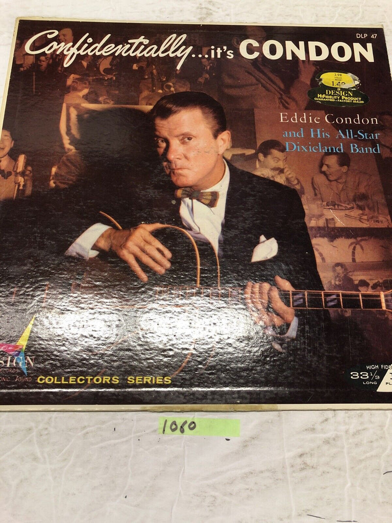 Eddie Condon Confidentially It’s Condon Vinyl  LP Album