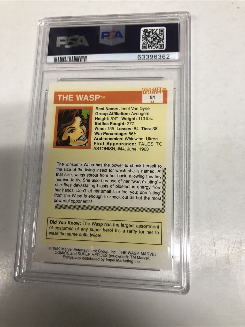 1990 Marvel Universe Super Heroes Wasp