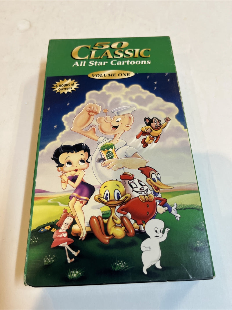 50 Classic All-Star Cartoons, V. 1 (VHS, 1995)