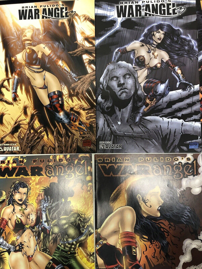 Brian Pulido’a War Angel (2007) Complete Set Of 12 Issues (VF/NM) Avatar Comics