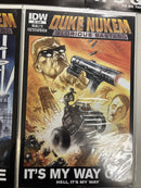 Duke Nukem Glorious Bastard (2011) #1-4 Complete Set + #1 Variant (VF/NM) IDW