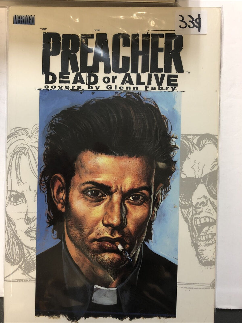 Preacher Dead Or Alive (2000) Vertigo TPB SC Glenn Fabry