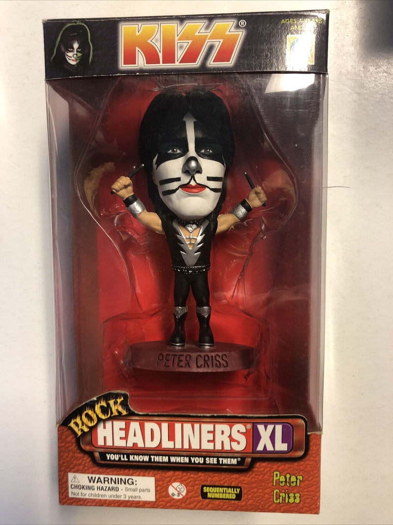 Kiss- Rock Headliners XL (1999) Peter Criss | 6” Sculpture