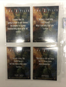 20th Century - X-Files - 36 Opening Films Cards (1993-1998)