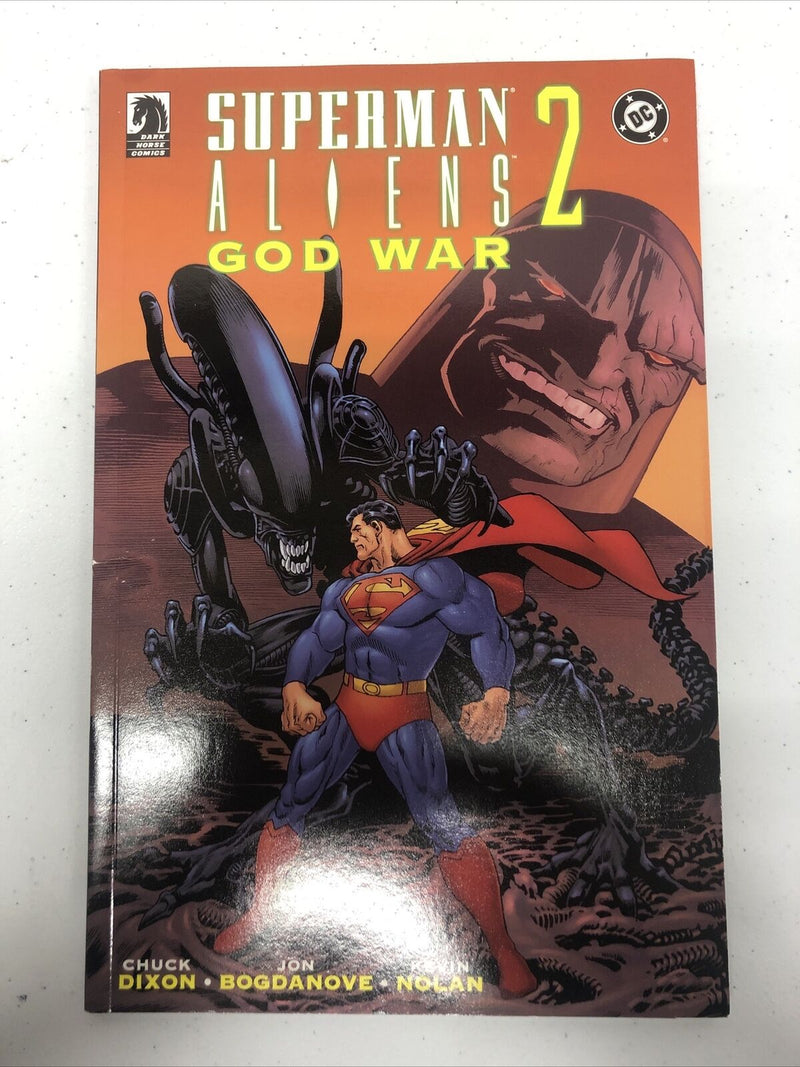 Superman Aliens 2 God War (2003) TPB DC Comics Dark Horse Comics Dixon•Bogdanove