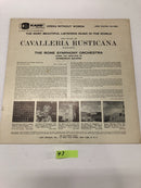 The Music Of Cavallaeria Rusticana By Rome Symphony Orchestra Vinyl LP Album