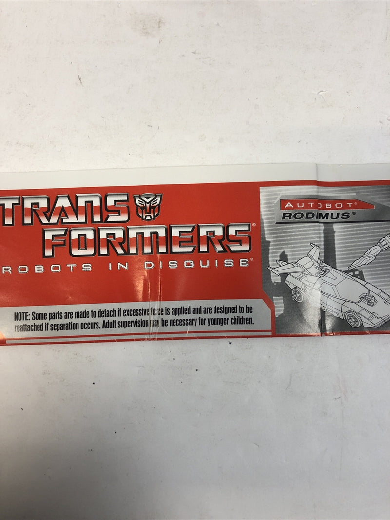 Transformers Deluxe Figure Flip Mode RODIMUS Robots in Disguise 2006 Complete