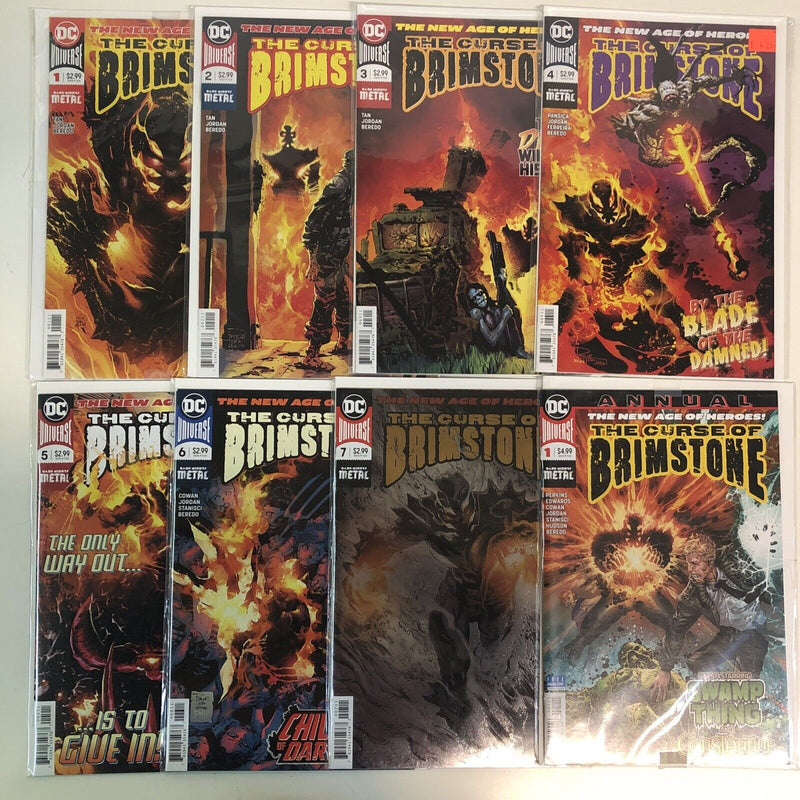 The Curse Of Brimstone (2018) Starter Set # 1-7 & Annual # 1 (NM) DC Comics