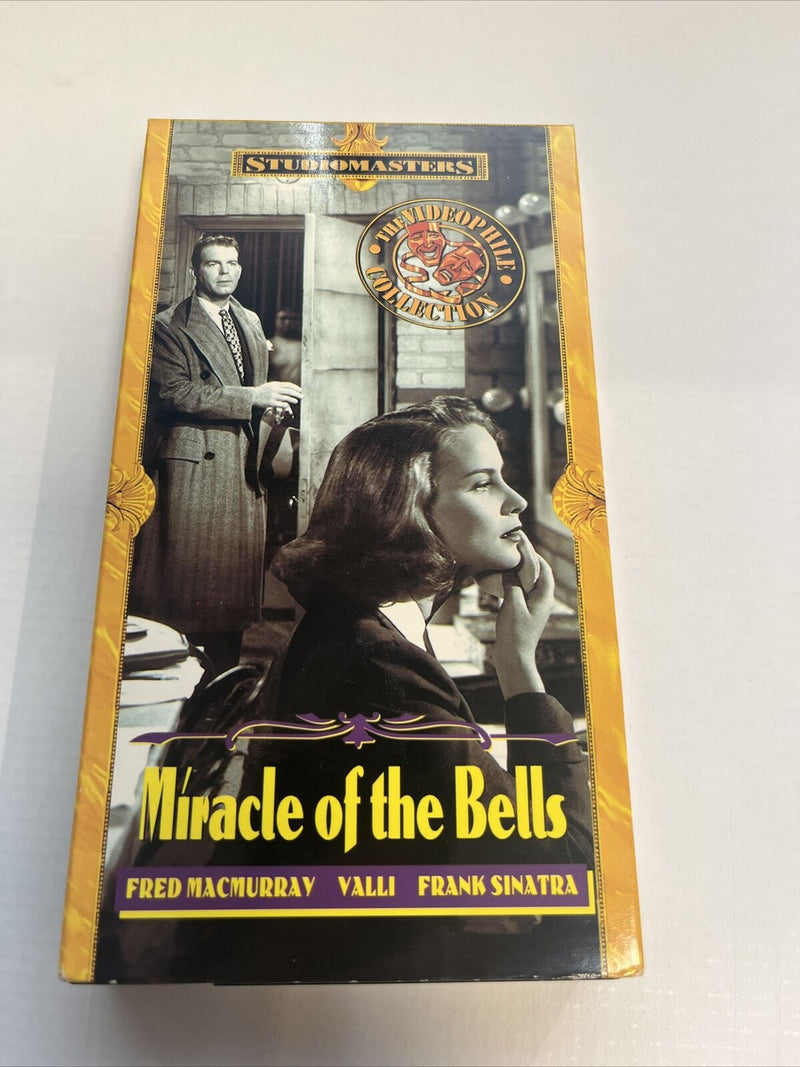 The Miracle Of The Bells (VHS) Movie Fred Macmurray  Frank Sinatra Studiomasters