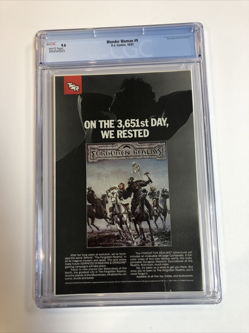 Wonder Woman (1987) #9 (CGC 9.6) Origin Of New Cheetah